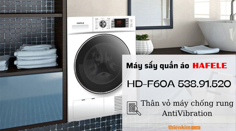 Máy sấy 8kg Hafele HD-F60A 538.91.520 hiện đại